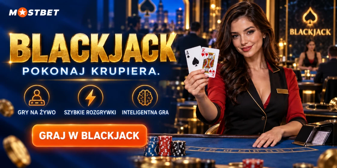 Blackjack w kasynie Mostbet