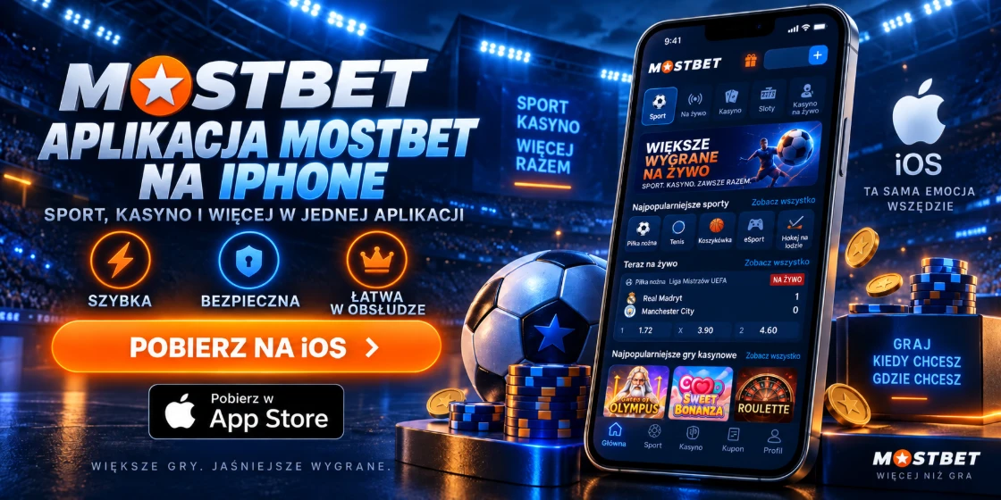Aplikacja Mostbet na iPhone