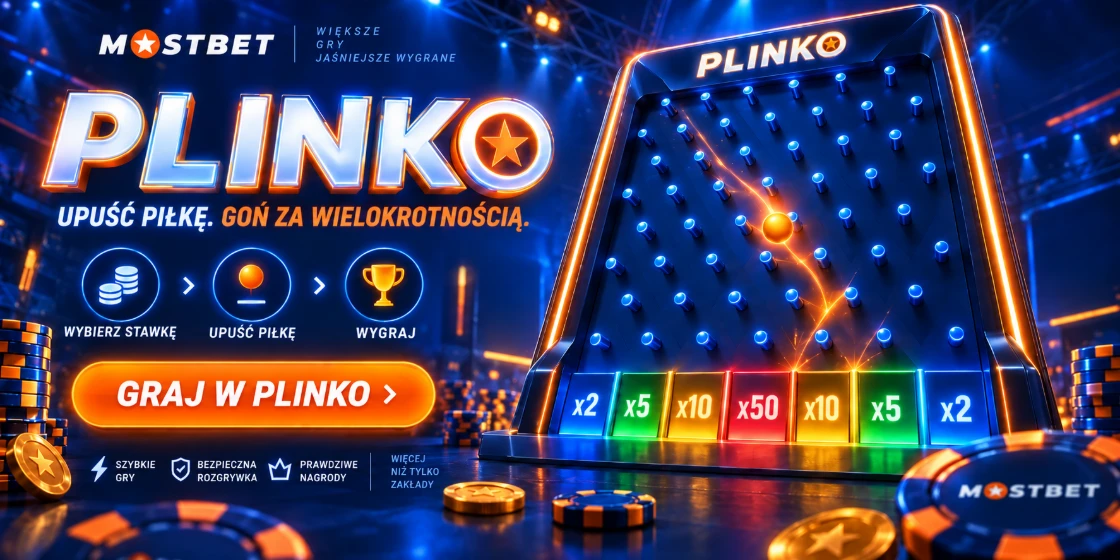 Gra Plinko w Mostbet