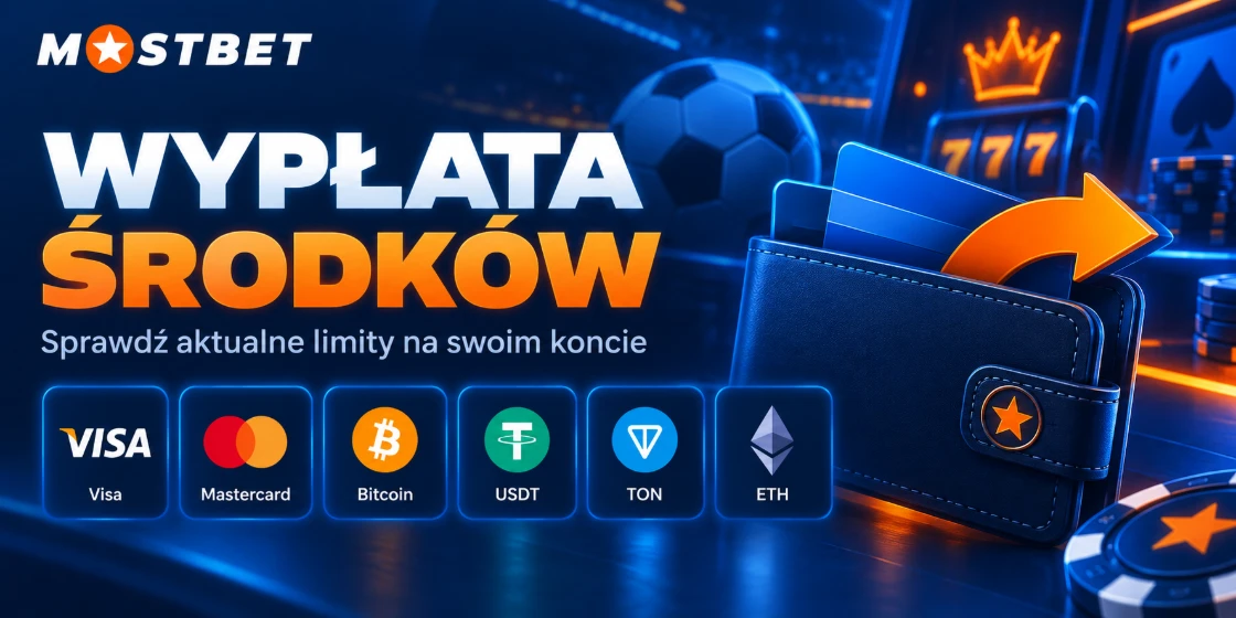 Wypłaty z konta Mostbet